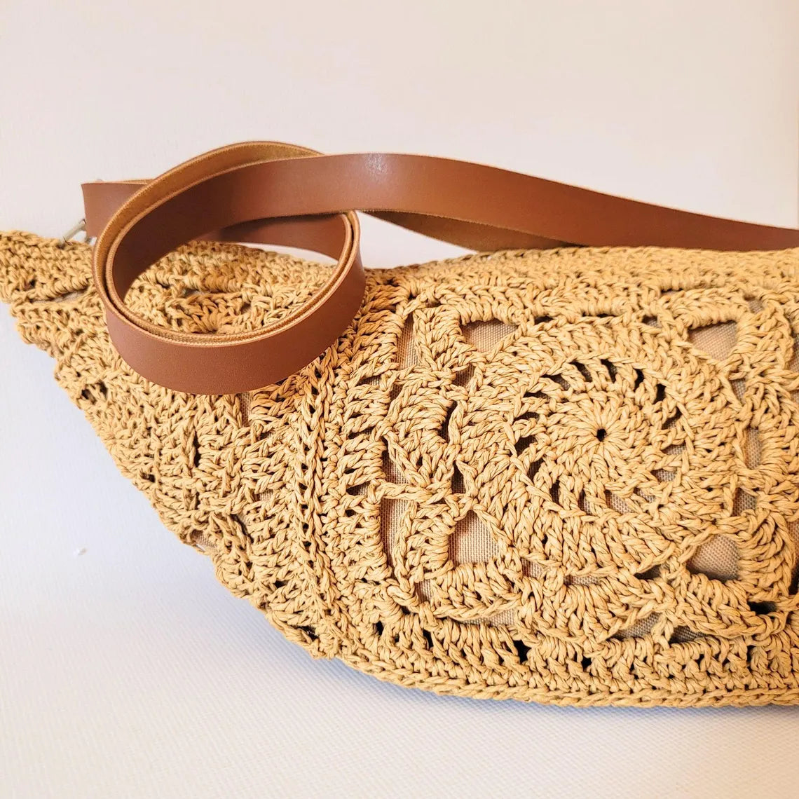 Boho Granny Square Crossbody Bag Crochet Pattern