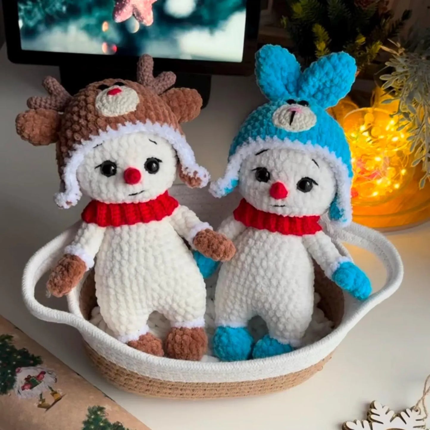 Snowmen Plush Crochet Pattern