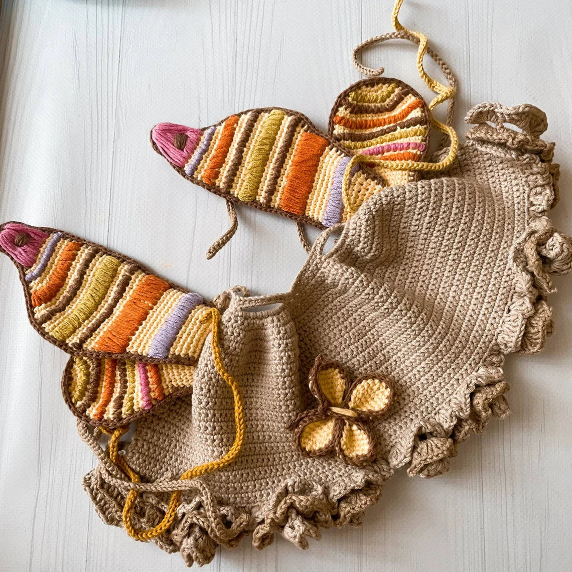 Friendly Butterfly Doll Crochet Pattern