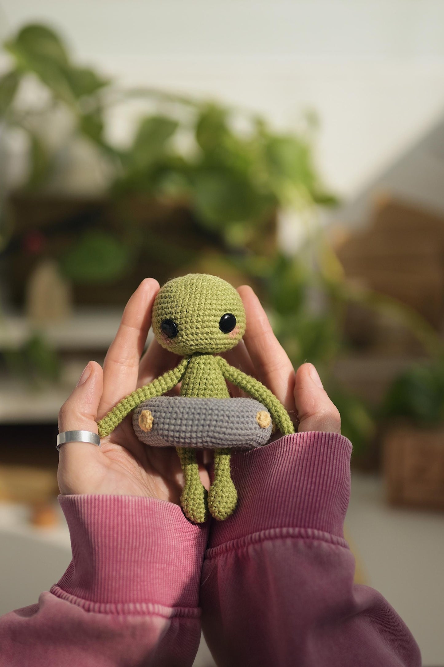 Cute Senya Doll with Little teddy pajamas Crochet Pattern