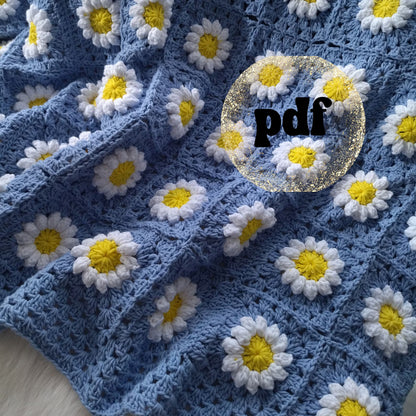 Daisy Crochet Blanket Pattern