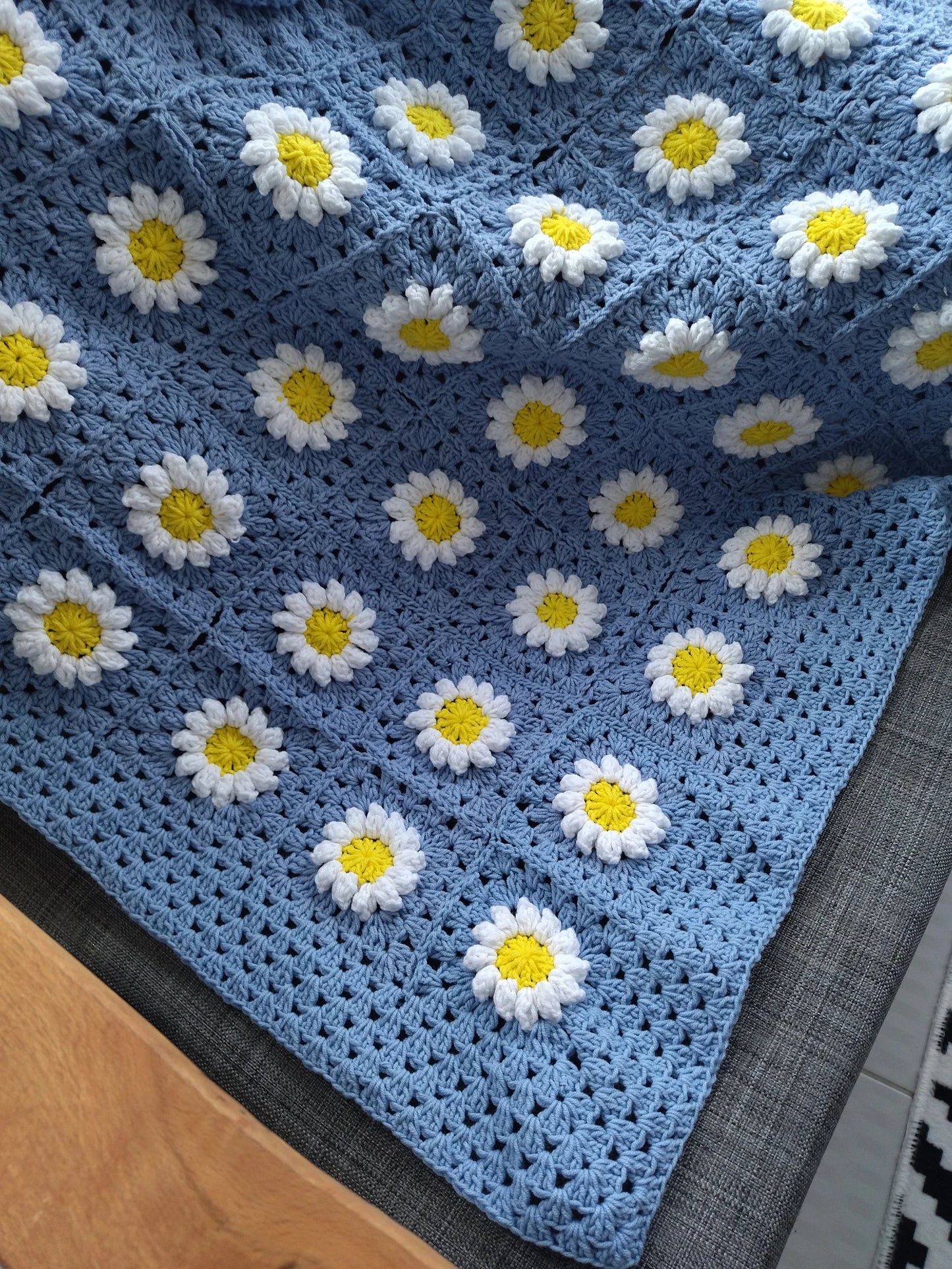 Daisy Crochet Blanket Pattern