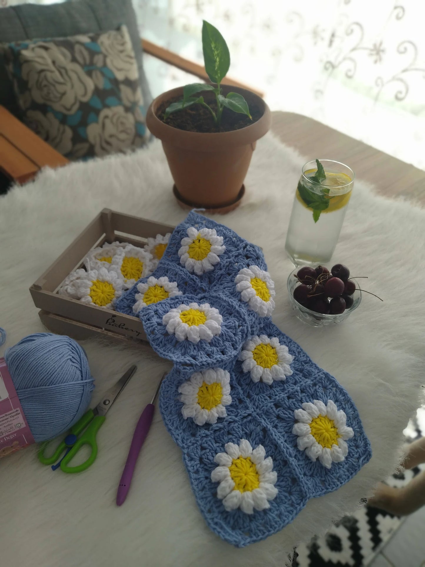 Daisy Crochet Blanket Pattern