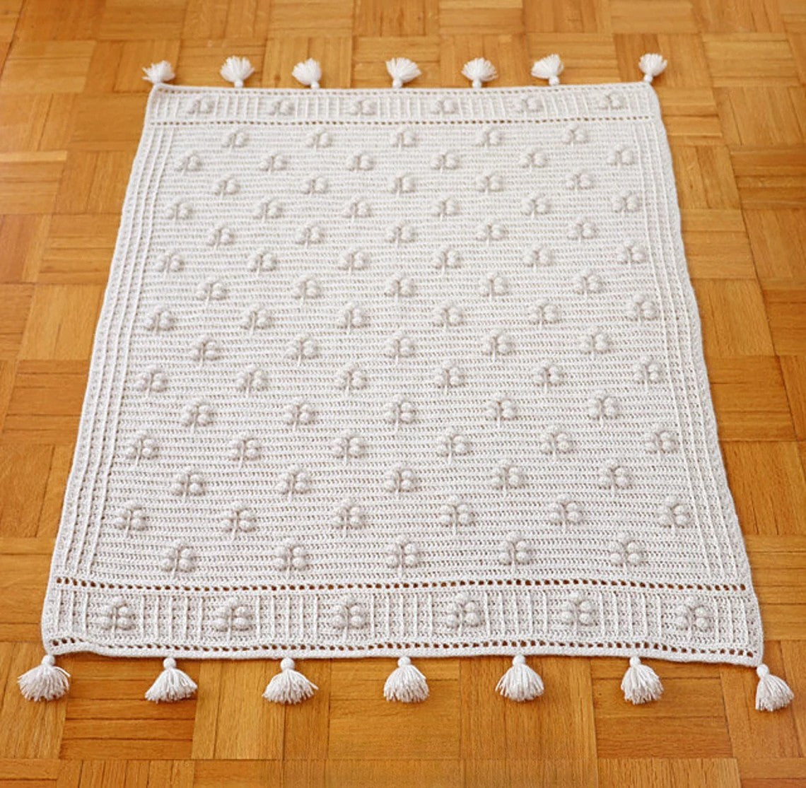Into the Woods Baby Blanket Crochet Pattern
