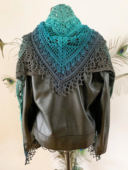 Triangular Scarf Leukone Pattern