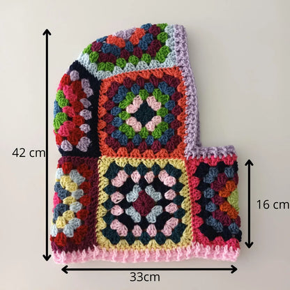 Granny Square Balaclava Crochet Pattern