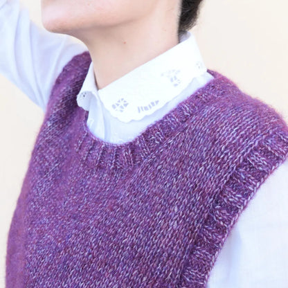 Easy Bottom-Up Slipover Knitting Pattern