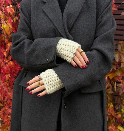 Fingerless Handwarmers Crochet Pattern