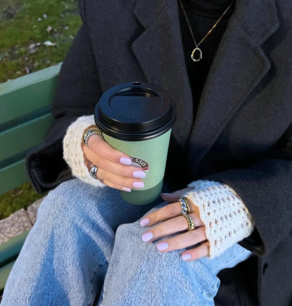 Fingerless Handwarmers Crochet Pattern