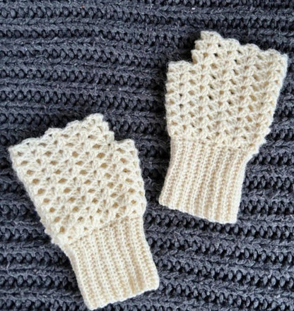 Fingerless Handwarmers Crochet Pattern