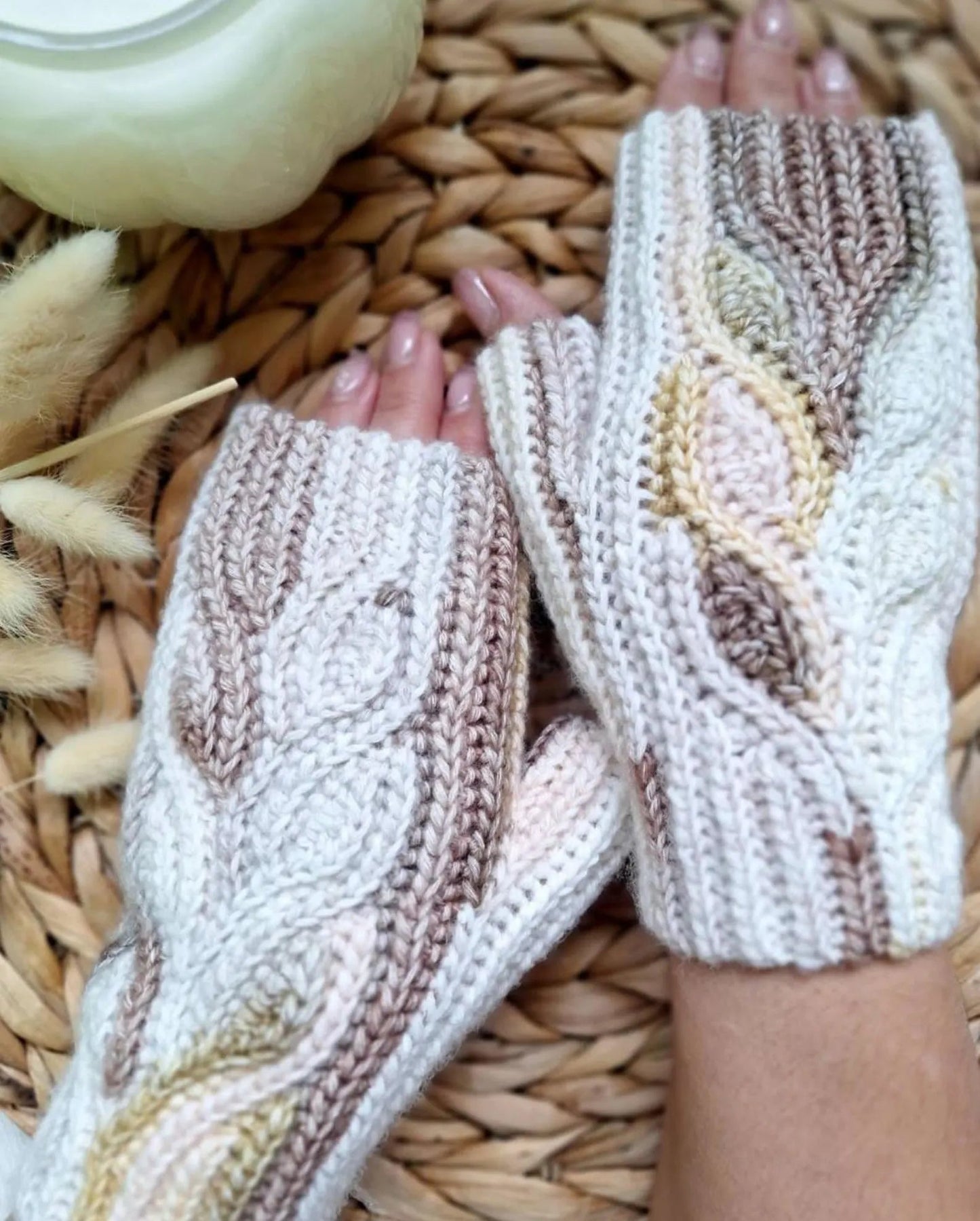 Fingerless Wrist Warmer Crochet Pattern