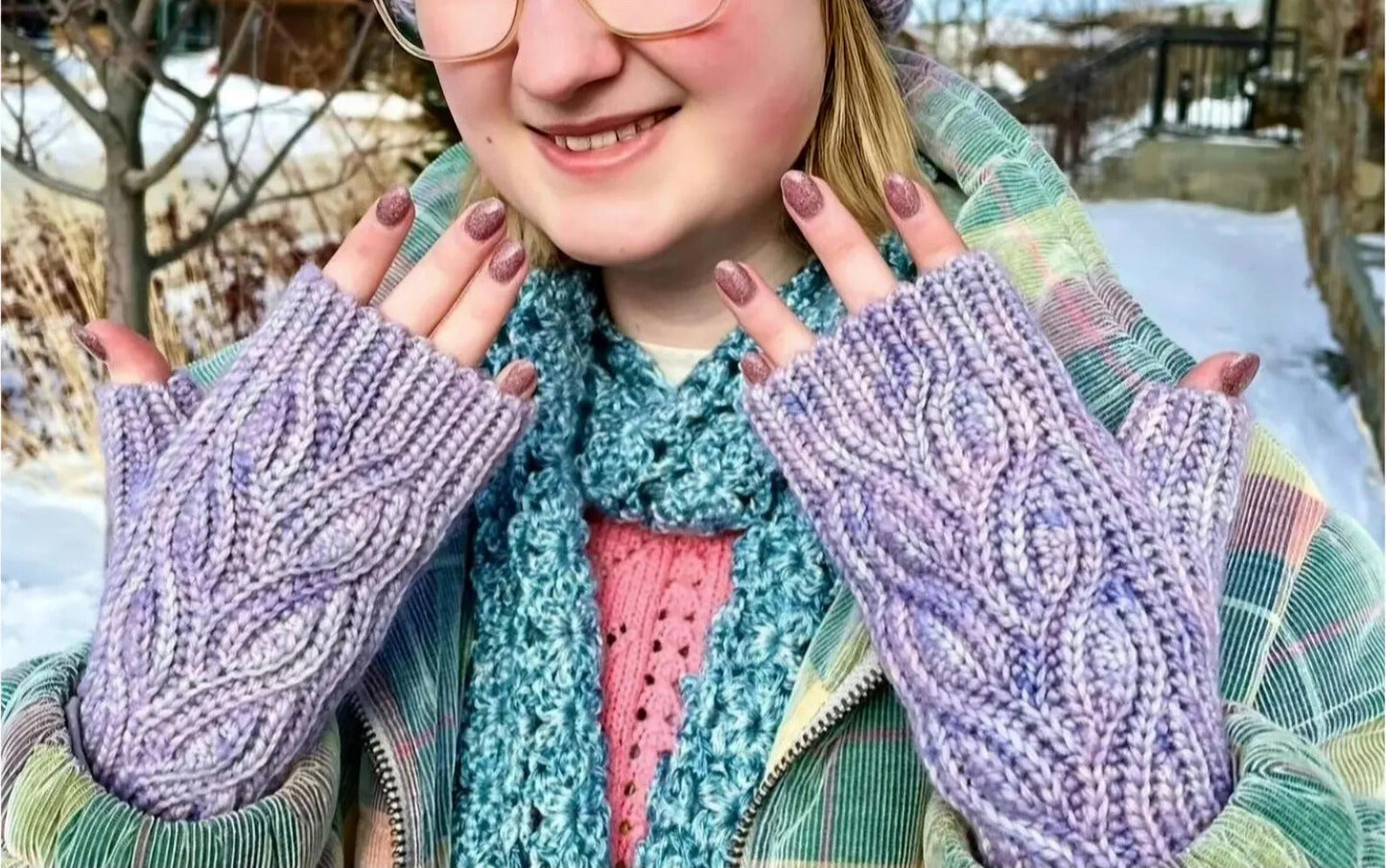 Fingerless Wrist Warmer Crochet Pattern