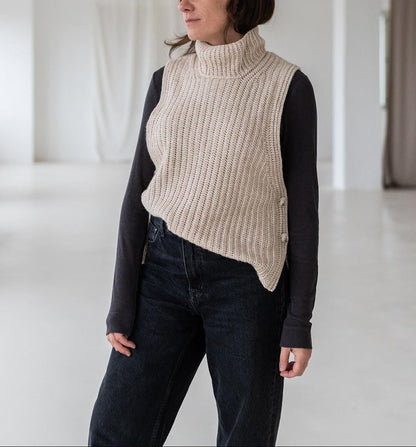 Flow Slipover Vest Crochet Pattern