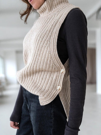 Flow Slipover Vest Crochet Pattern