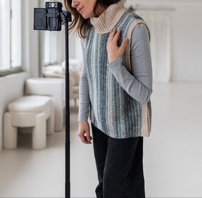 Flow Slipover Vest Crochet Pattern