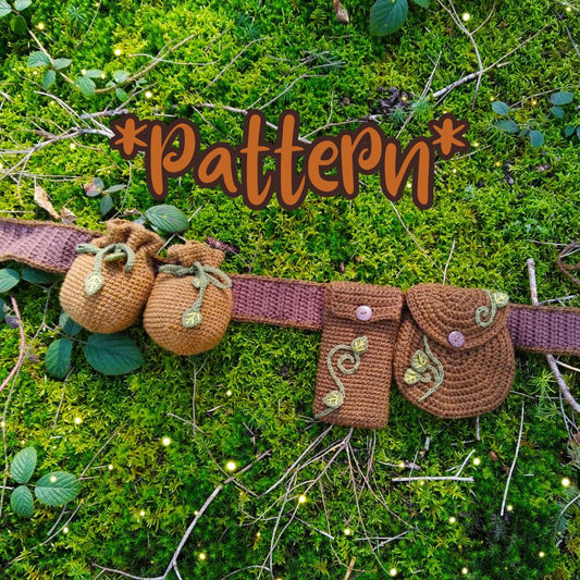 Foraging Druid Belt Crochet Pattern