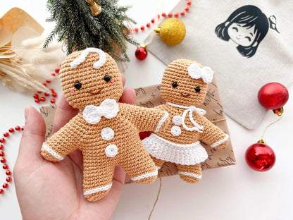 Gingerbread Ornaments Crochet Pattern