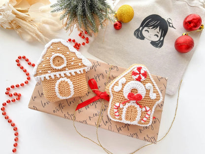 Gingerbread Ornaments Crochet Pattern