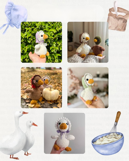 Goldie The Low-Sew Goose Crochet Pattern