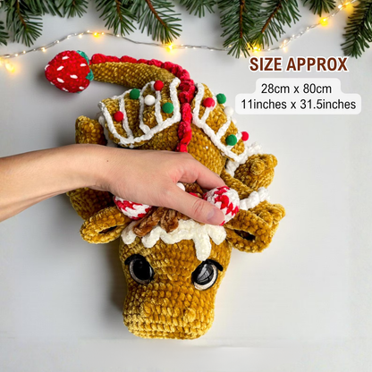 Gingerbread Dragon Crochet Pattern
