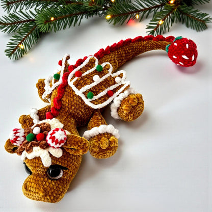 Gingerbread Dragon Crochet Pattern