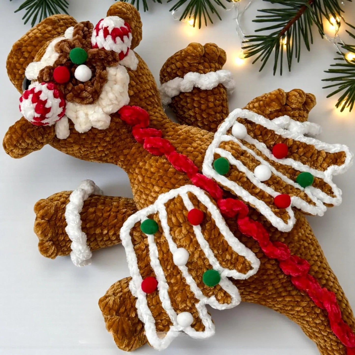Gingerbread Dragon Crochet Pattern