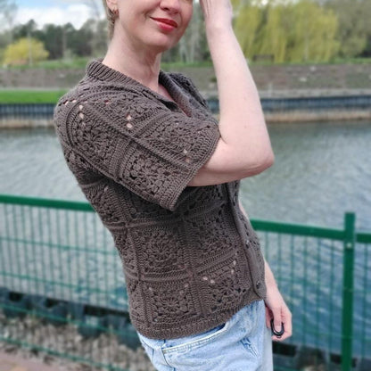 Granny Square T-Shirt Crochet Pattern