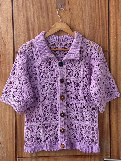 Granny Square T-Shirt Crochet Pattern