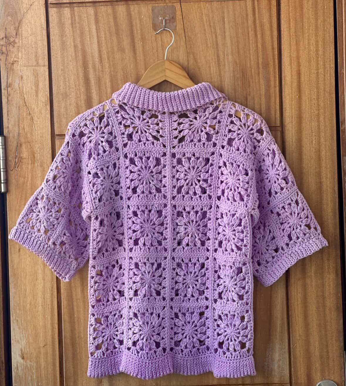 Granny Square T-Shirt Crochet Pattern