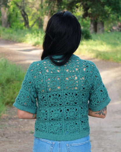 Granny Square T-Shirt Crochet Pattern