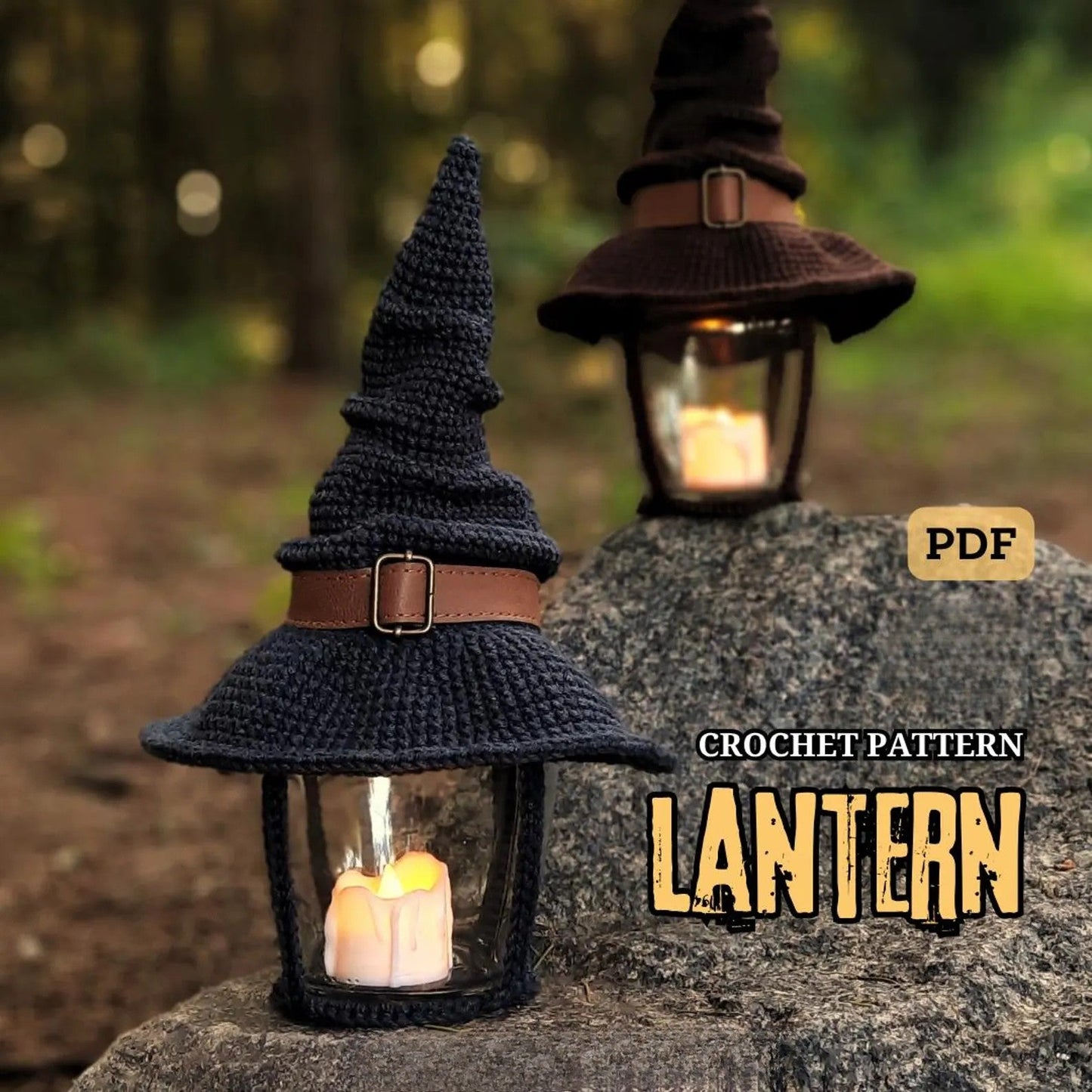 Halloween Lamp Decor Crochet Pattern