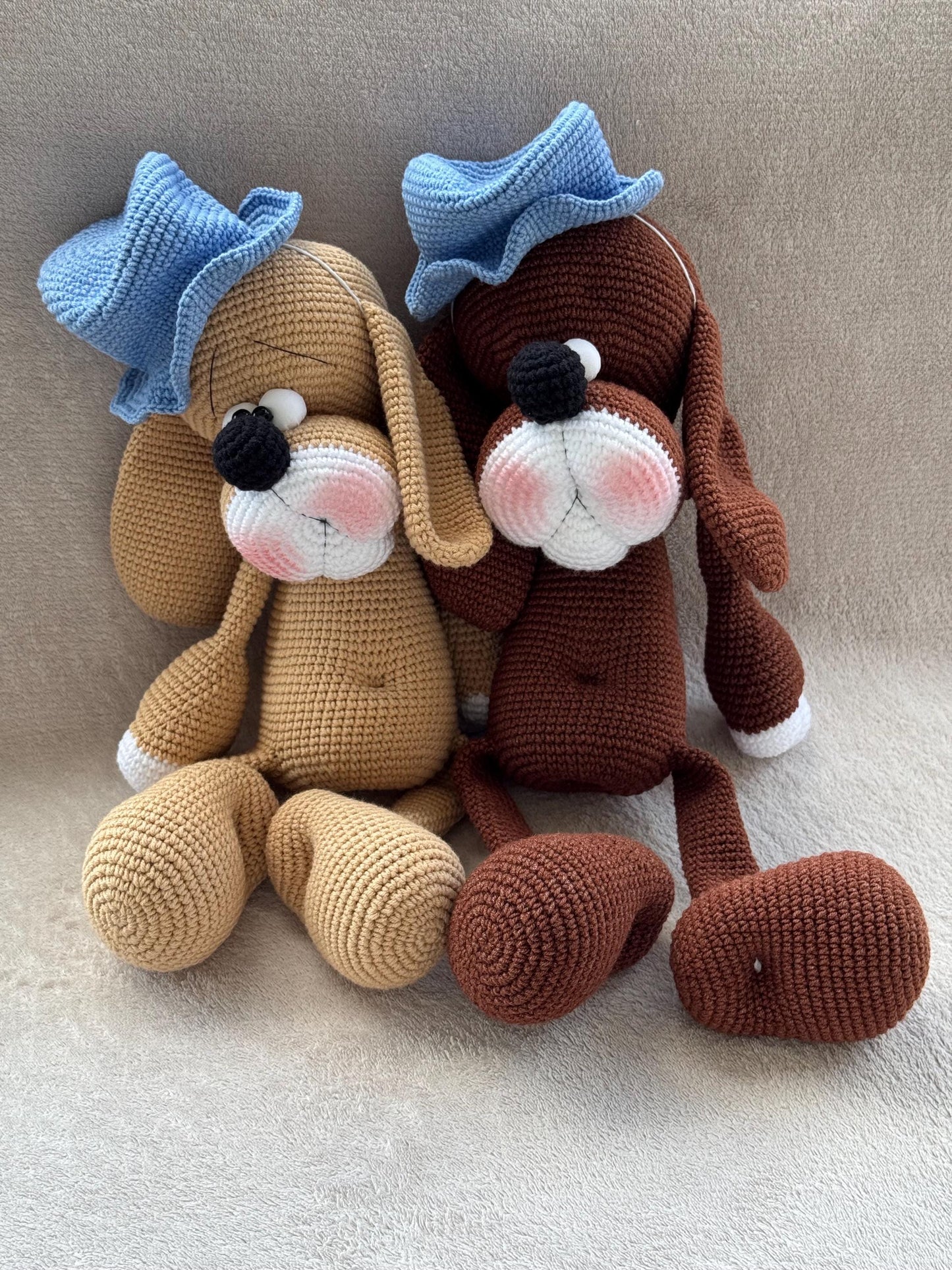 Hatted Hounds Crochet Pattern