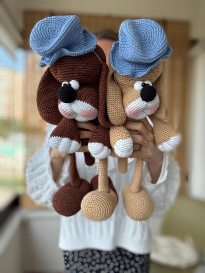 Hatted Hounds Crochet Pattern