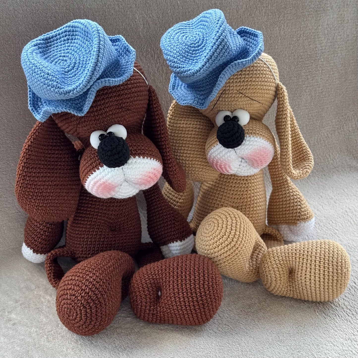 Hatted Hounds Crochet Pattern