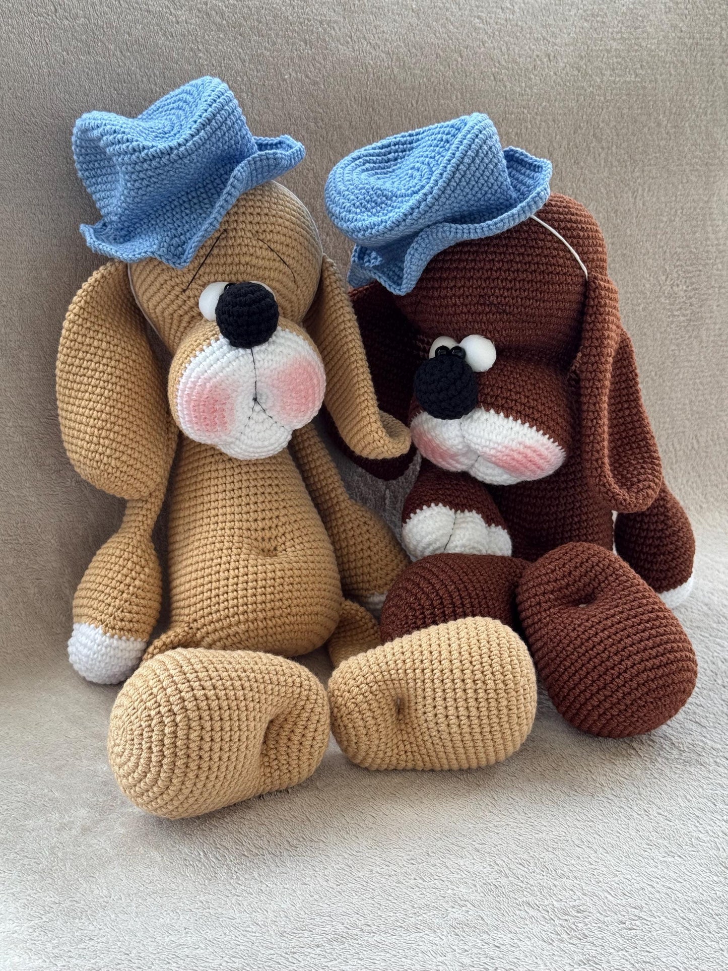 Hatted Hounds Crochet Pattern