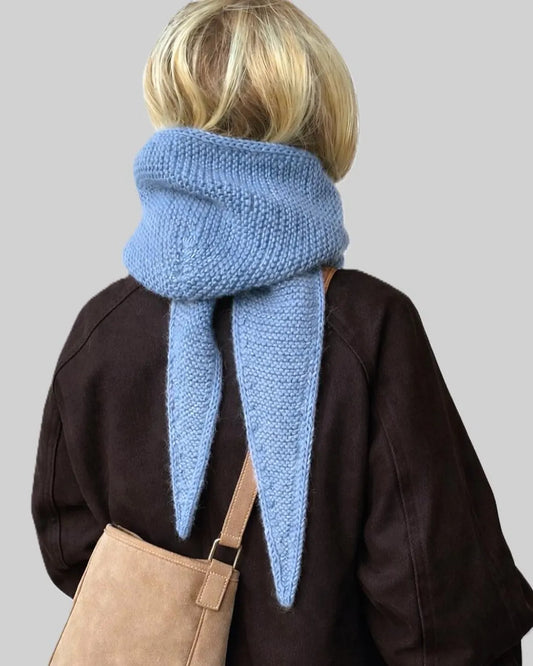 Hooded Scarf Knitting Pattern