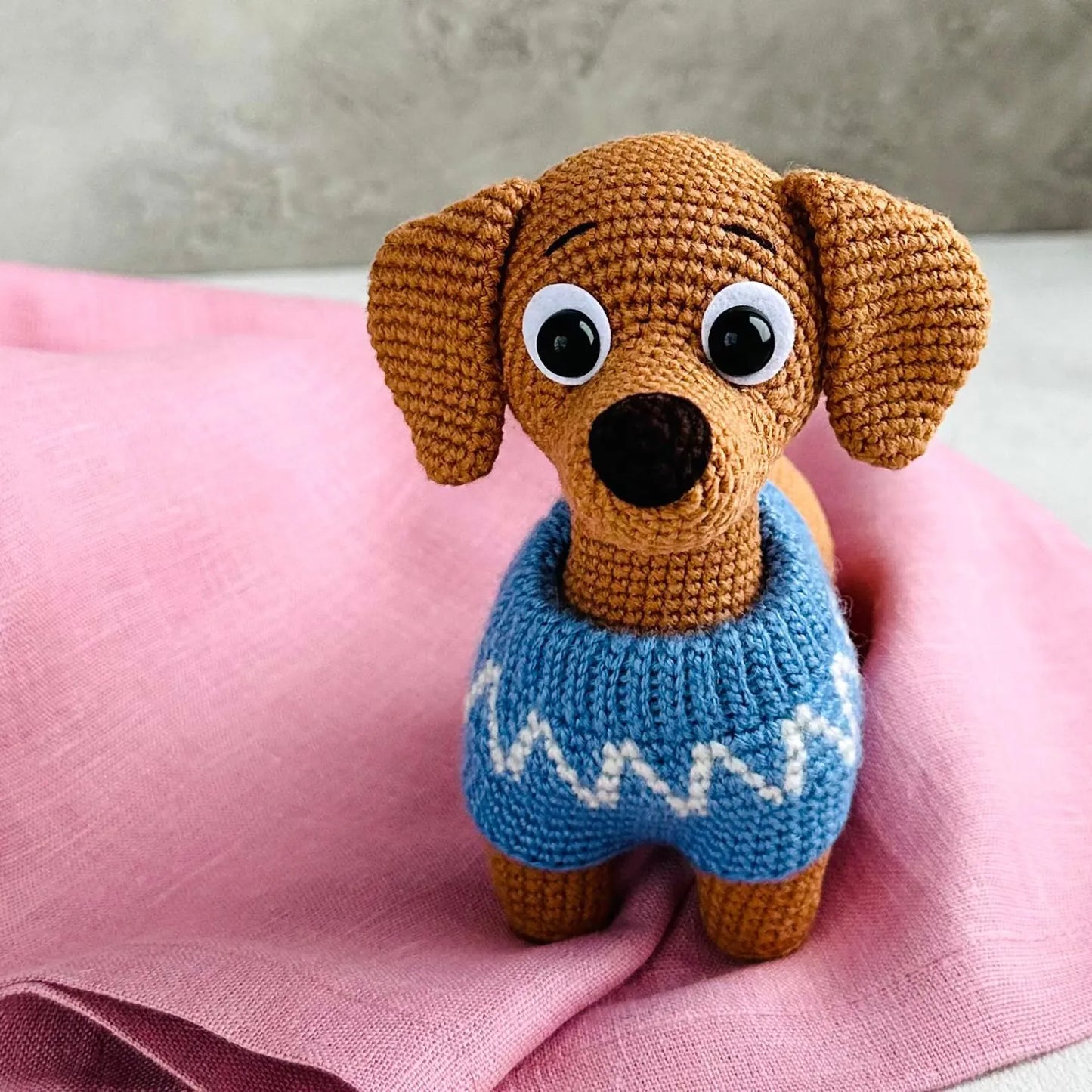 Dog Dachshund Crochet Pattern