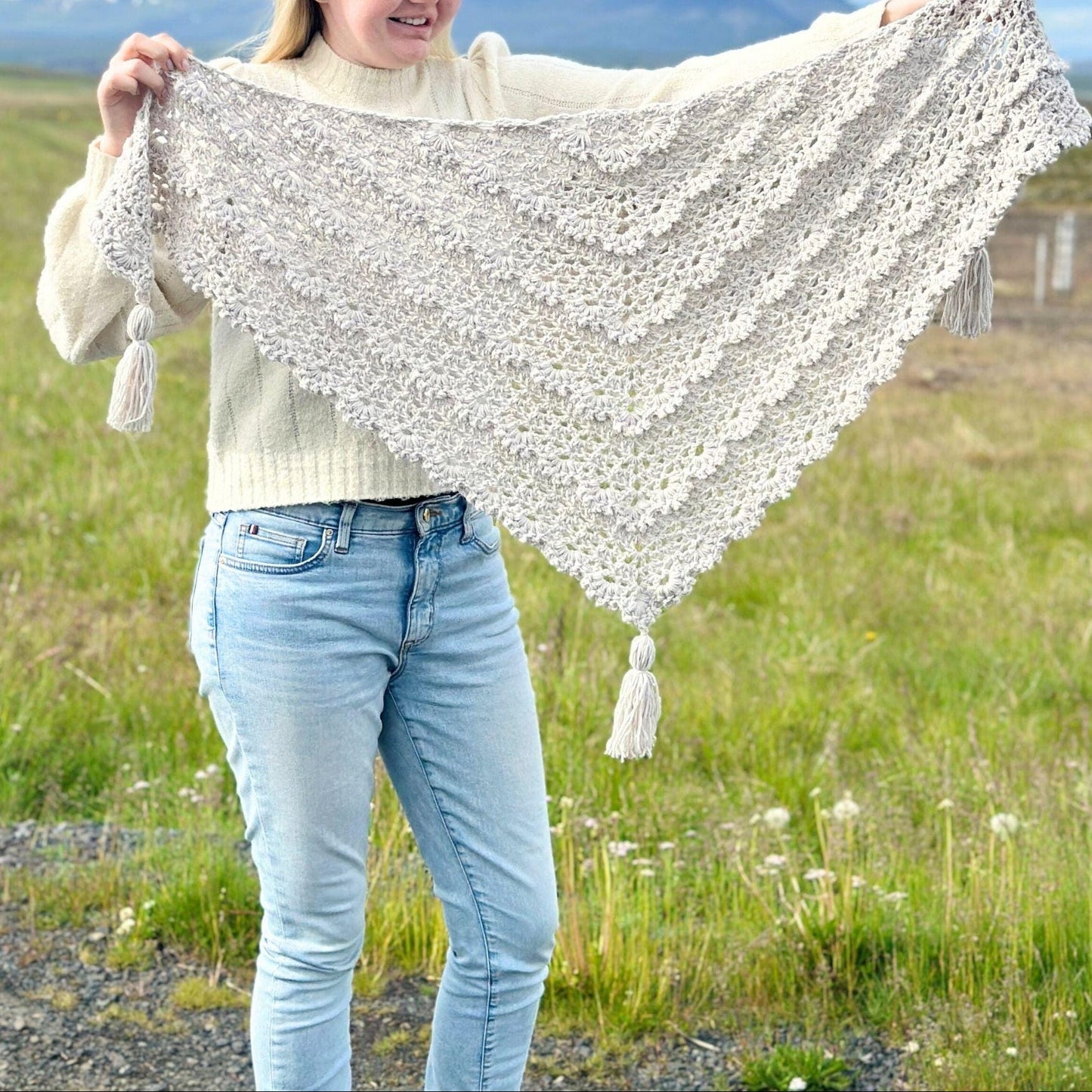 Izabela Shawl Crochet Pattern