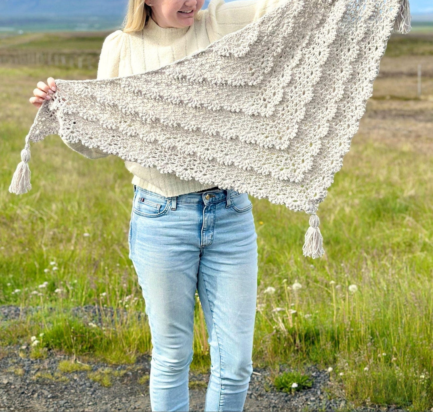 Izabela Shawl Crochet Pattern
