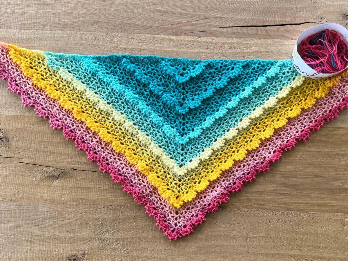 Izabela Shawl Crochet Pattern