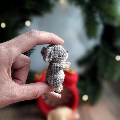 Little Cute Clock Mouse Crochet Pattern