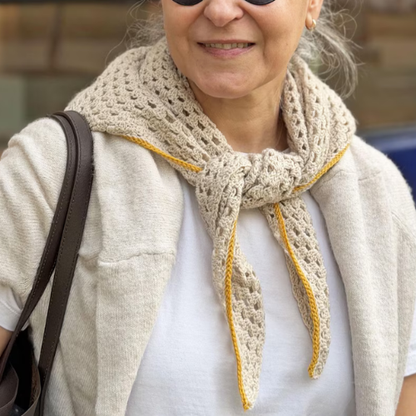 Granny Stitch Triangle Scarf Crochet Pattern
