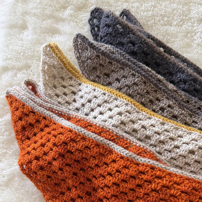Granny Stitch Triangle Scarf Crochet Pattern