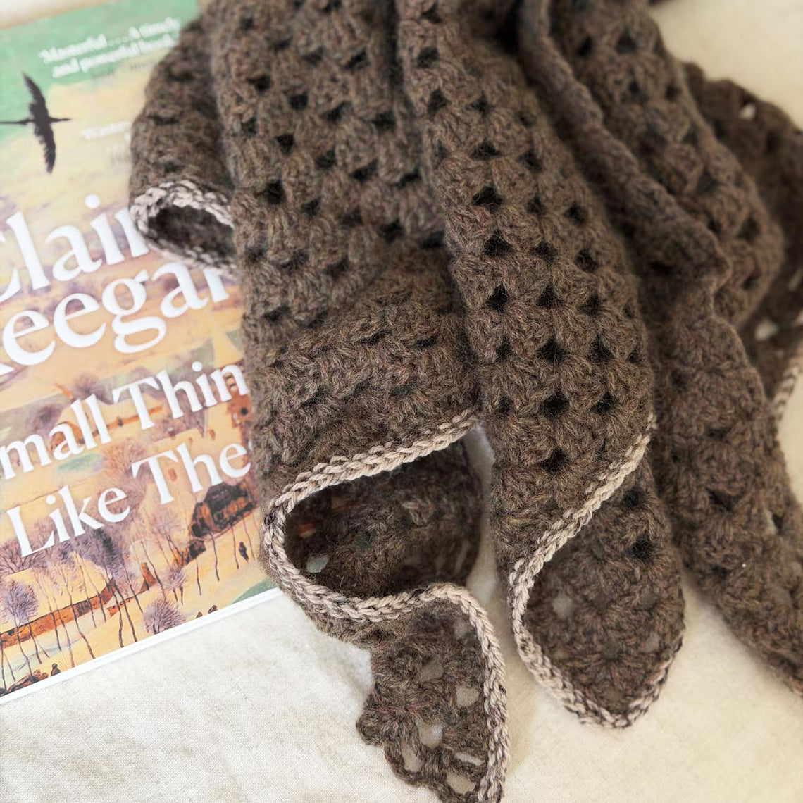 Granny Stitch Triangle Scarf Crochet Pattern
