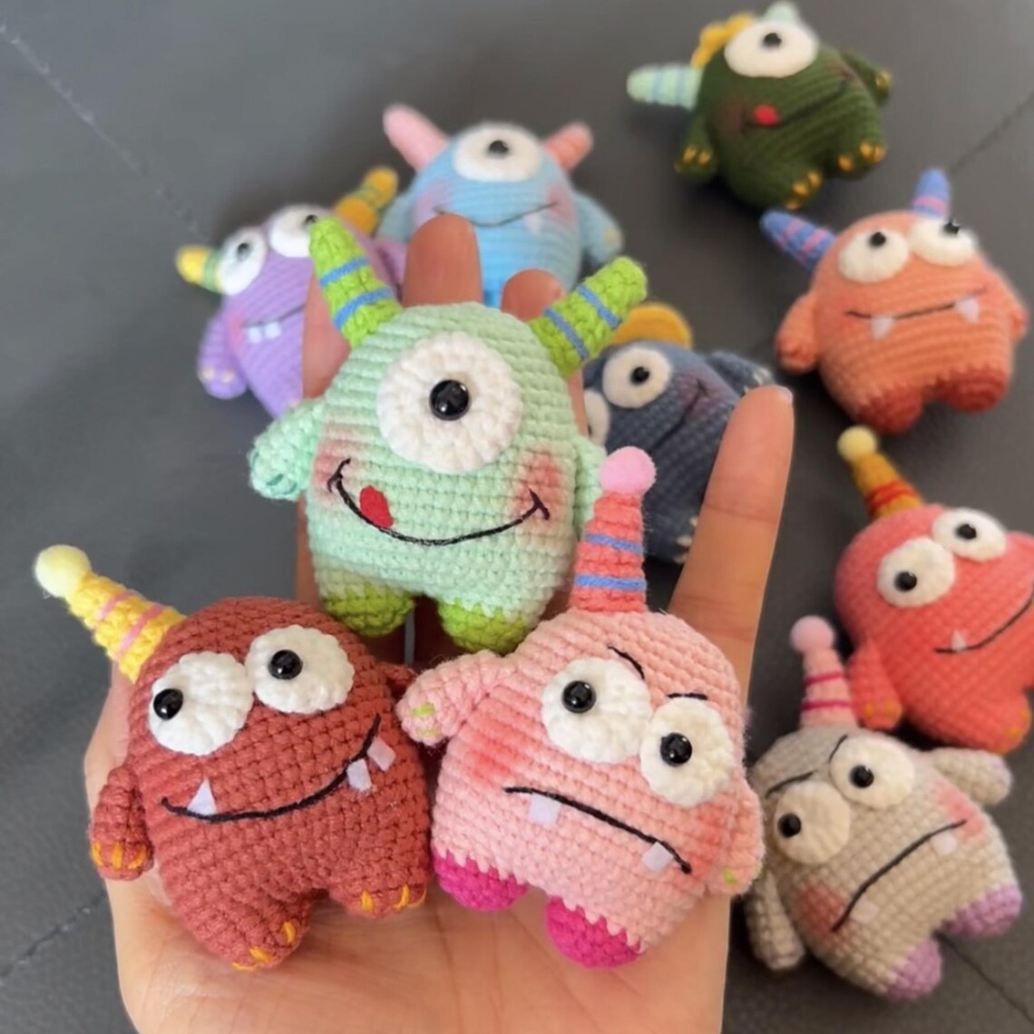 Mini Monsters Amigurumi Crochet Pattern