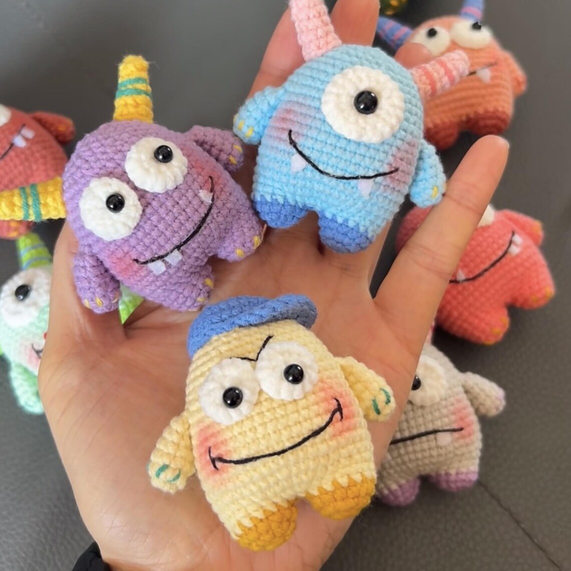 Mini Monsters Amigurumi Crochet Pattern