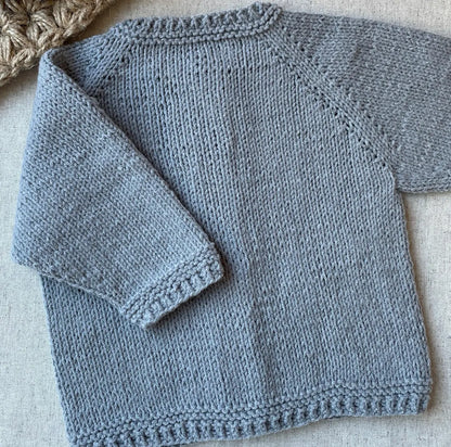 Baby Top-Down Raglan Knitting Pattern