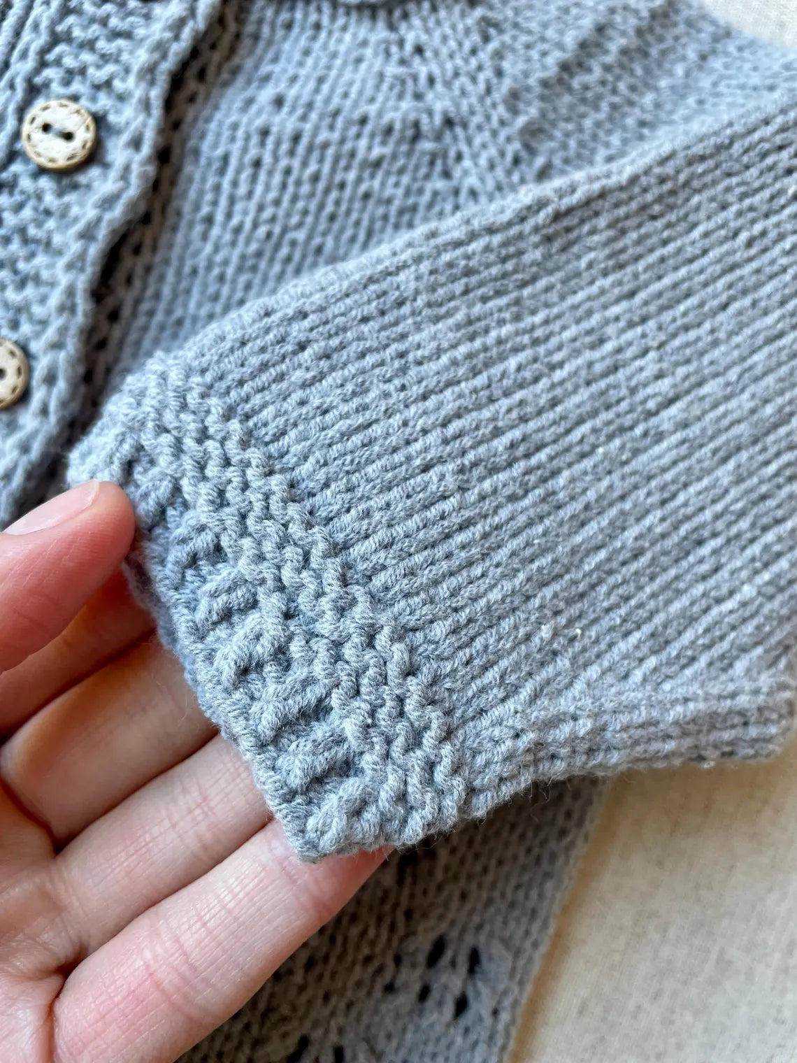 Baby Top-Down Raglan Knitting Pattern
