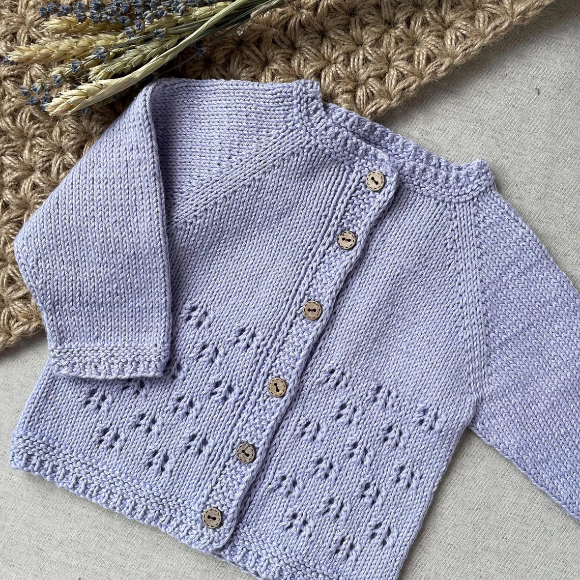 Baby Top-Down Raglan Knitting Pattern
