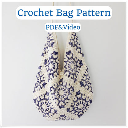 Mosaic Granny Square Bag Crochet Pattern